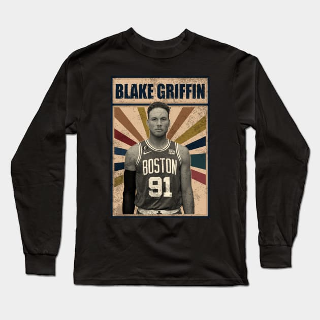 Boston Celtics Blake Griffin Long Sleeve T-Shirt by RobinaultCoils